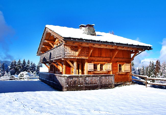 Chalet à Les Carroz d'Arâches - Chalet individuel pour 12 personnes, à 800 m de la télécabine Chalet à Les Carroz d'Arâches - Chalet individuel pour 12 personnes, à 800 m de la télécabine