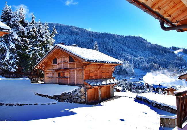 Chalet à Les Carroz d'Arâches - Chalet individuel pour 12 personnes, à 800 m de la télécabine Chalet à Les Carroz d'Arâches - Chalet individuel pour 12 personnes, à 800 m de la télécabine
