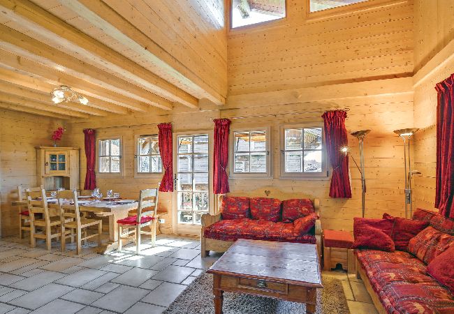 Chalet à Les Carroz d'Arâches - Chalet 12 personnes avec sauna, PROMOTION à 500 m de la télécabine - CRM568