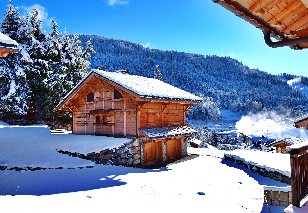 Chalet à Les Carroz d'Arâches - Chalet 12 personnes avec sauna, PROMOTION à 500 m de la télécabine - CRM568