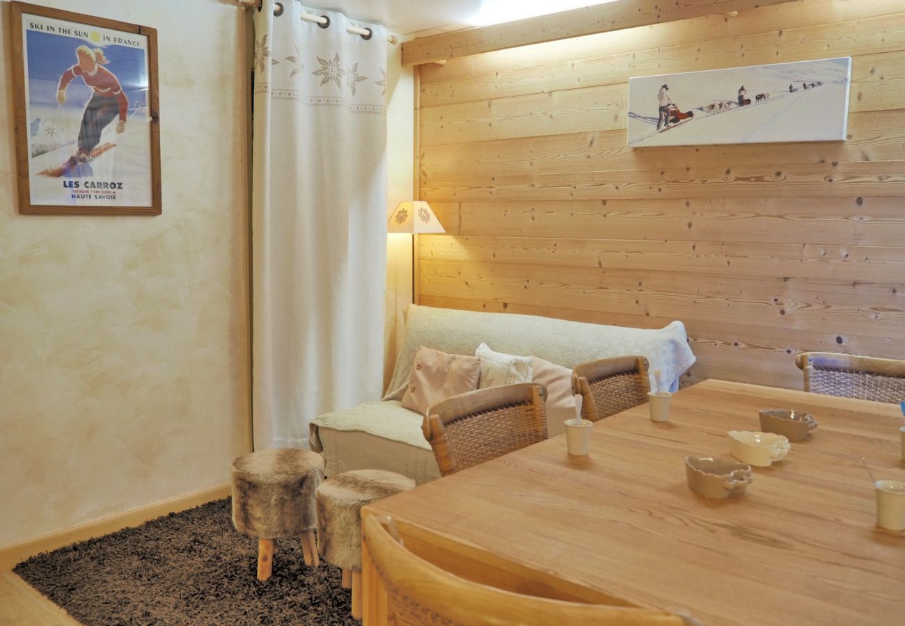 Appartement à Les Carroz d'Arâches - Appartement de vacances 2 chambres pour 6 personnes aux Carroz d'Arâches, Haute-Savoie, proche centre et navette - MAZ410