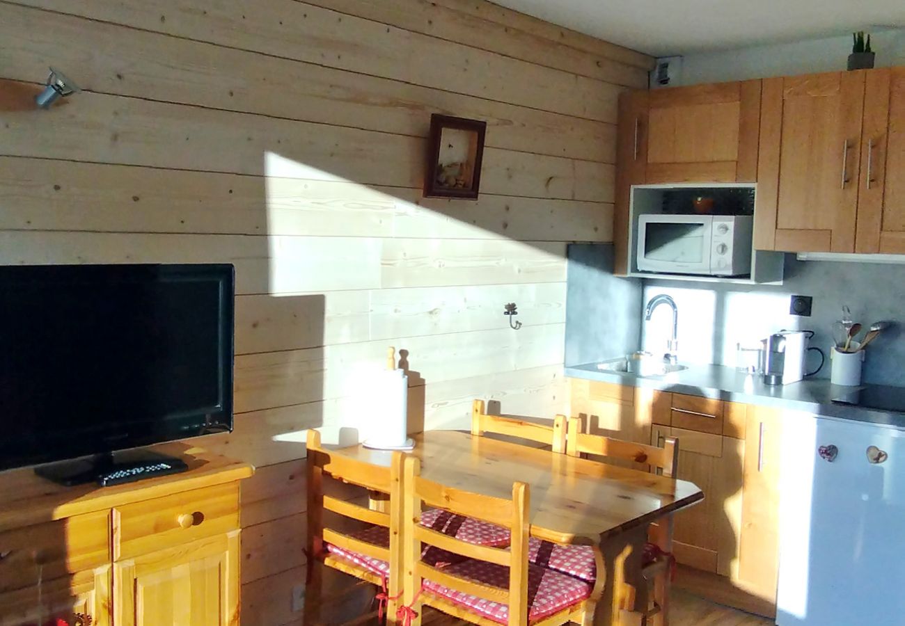 Studio à Les Carroz d'Arâches - Carroz d'Arâches, centre, location appartement de vacances pour 4 personnes - VAL587