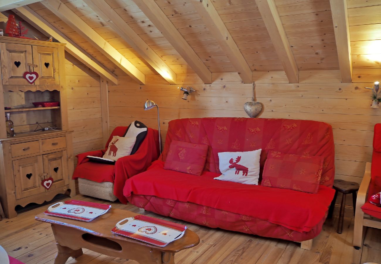 Chalet à Les Carroz d'Arâches - Chalet familial sur les hauteurs des Carroz, pour 10 personnes - GRA606