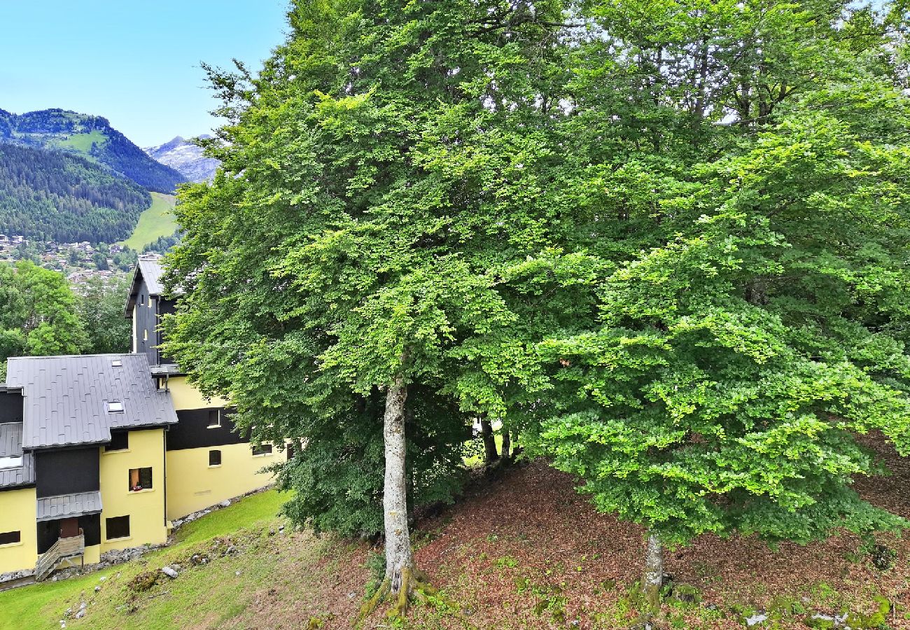 Studio à Les Carroz d'Arâches - Appartement pour 4 personnes avec parking et local à ski - PRB611