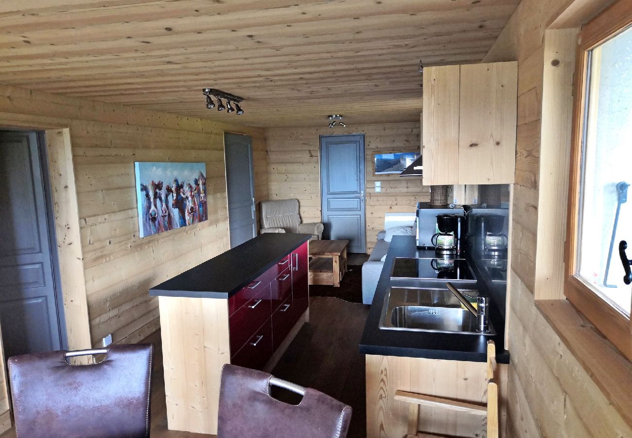 Appartement à Les Carroz d'Arâches - Bas de chalet rénové pour 4 personnes avec parking privatif - BCH614