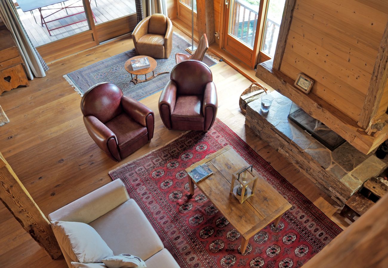 Chalet à Les Carroz d'Arâches - Magnifique chalet, 12 personnes, 6 chambres ,  3 salles d'eau,  Les Carroz  domaine skiable du Grand Massif  - NAN620