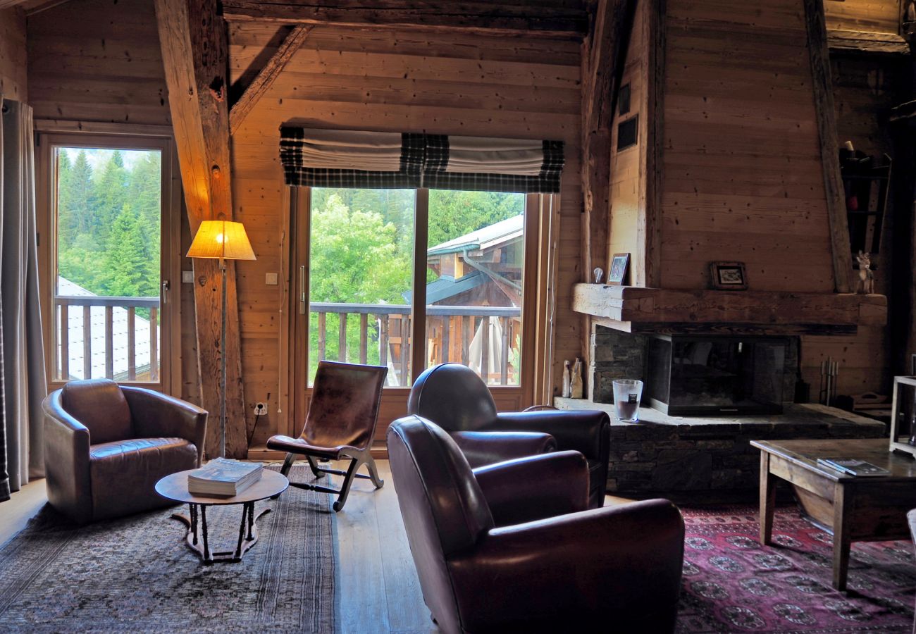 Chalet à Les Carroz d'Arâches - Magnifique chalet, 12 personnes, 6 chambres ,  3 salles d'eau,  Les Carroz  domaine skiable du Grand Massif  - NAN620