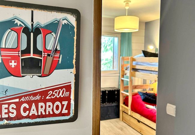 Appartement à Les Carroz d'Arâches - Aux Carroz, bel appartement de 2 chambres pour 6 personnes avec parking - IZE640
