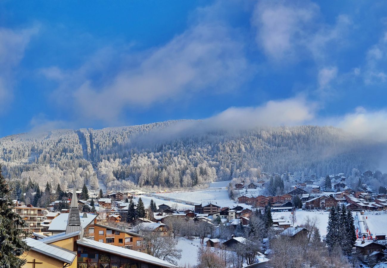 Appartement à Les Carroz d'Arâches - 4 Pièces 6 pers au coeur du village, LES CHALETS D'ELINE Parking souterrain,  1 balcons-ELI699