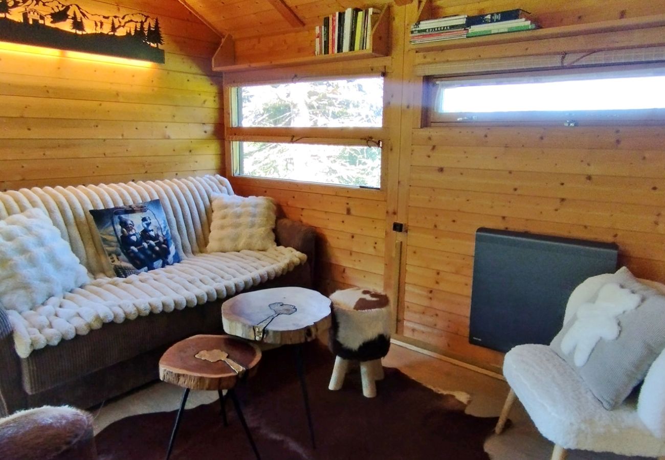 Chalet à Les Carroz d'Arâches - Chalet Norvégien pour 6 pers proche du télécabine