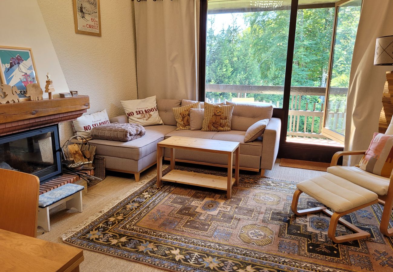 Appartement à Arâches-la-Frasse - Appartement 3 pièces 4 à 5 personnes proche piscine, skibus -PRB663