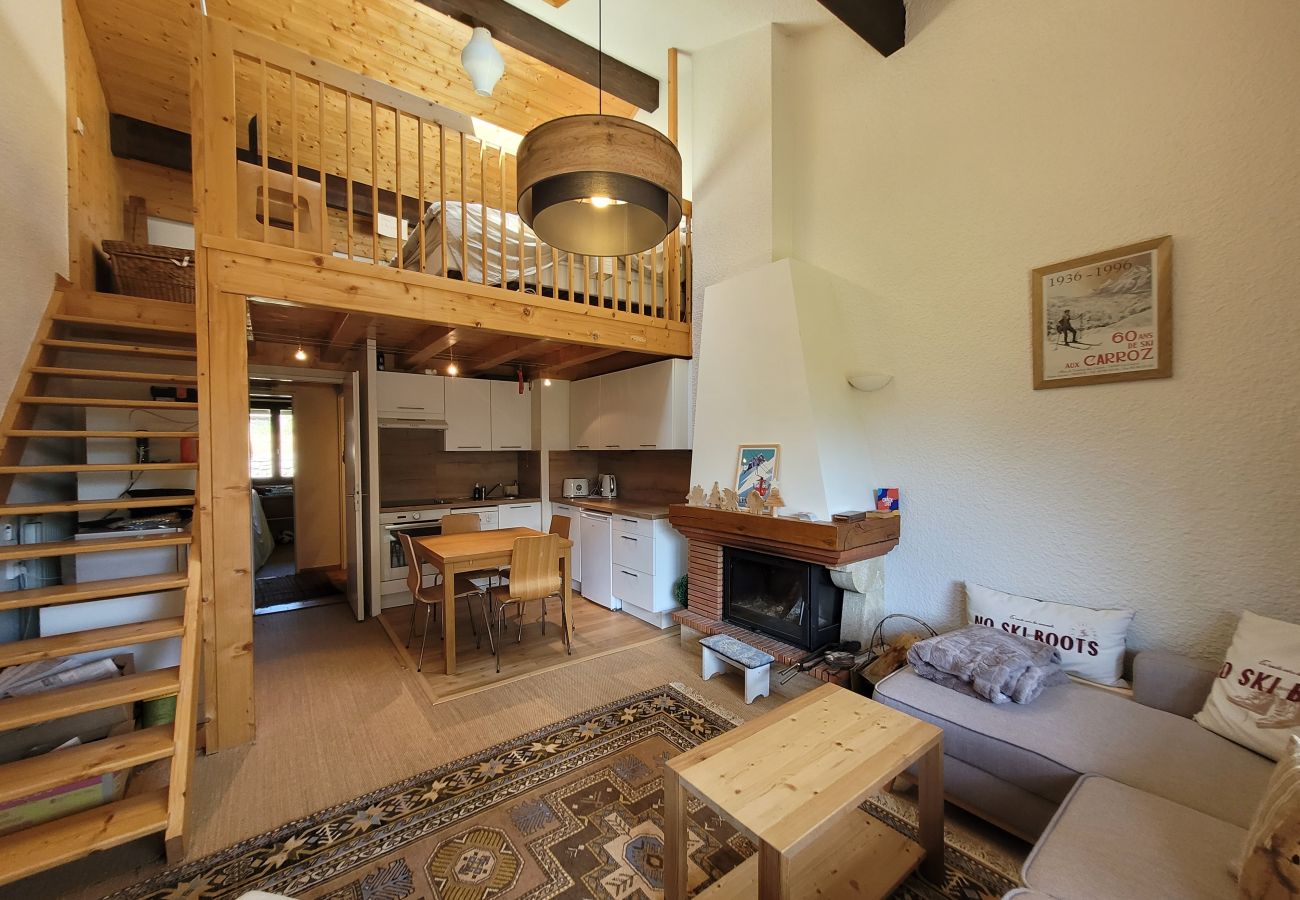 Appartement à Arâches-la-Frasse - Appartement 3 pièces 4 à 5 personnes proche piscine, skibus -PRB663