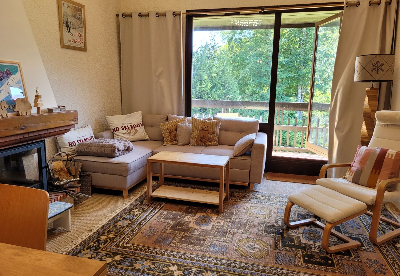Appartement à Arâches-la-Frasse - Appartement 3 pièces 4 à 5 personnes proche piscine, skibus -PRB663
